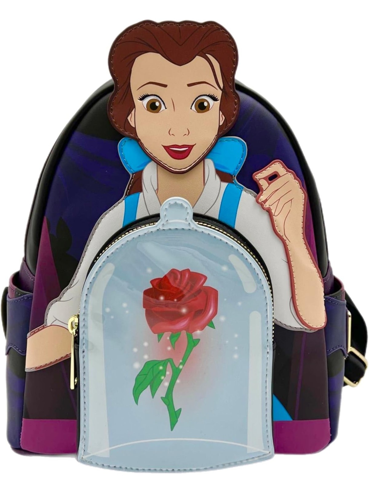 Sac à dos Belle rose La belle & la bête LOUNGEFLY