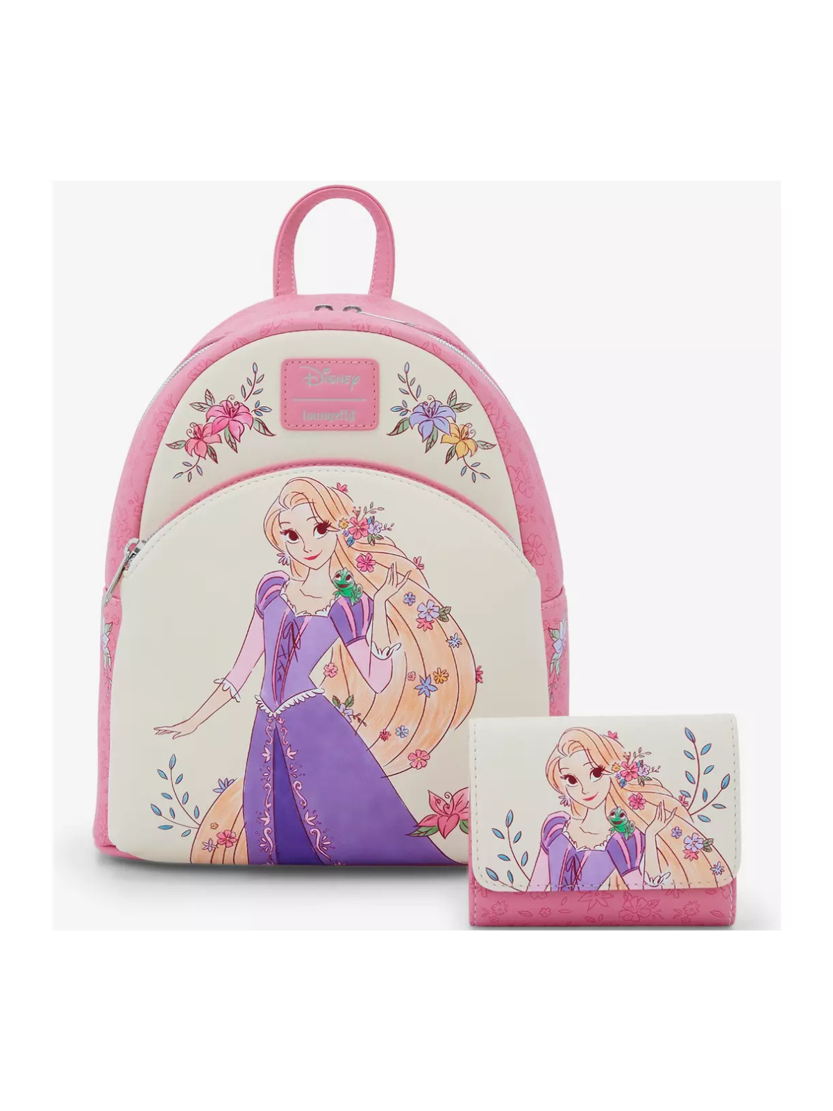 Portefeuille Raiponce flowers LOUNGEFLY
