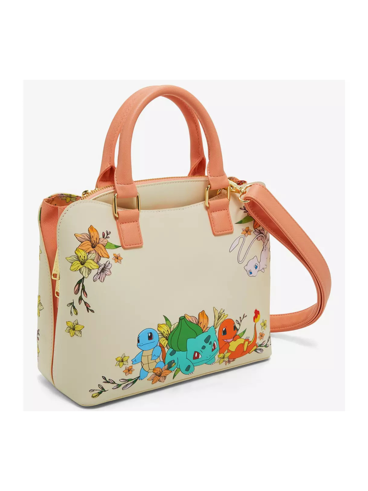 Sac à bandoulière group portrait floral Pokémon LOUNGEFLY