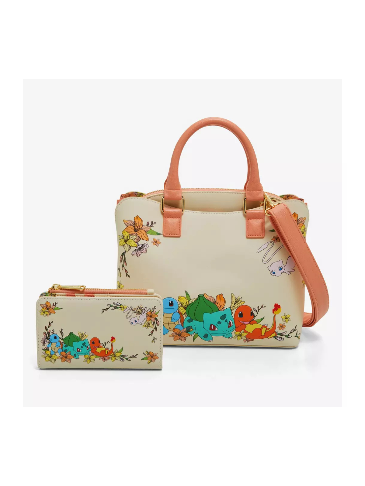 Sac à bandoulière group portrait floral Pokémon LOUNGEFLY