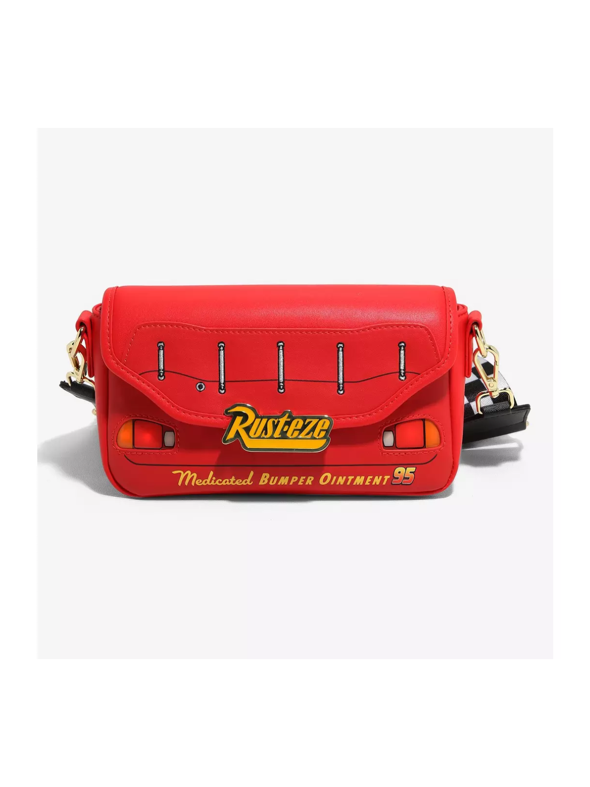 Sac à bandoulière Card lightning McQueen bumper Cars LOUNGEFLY