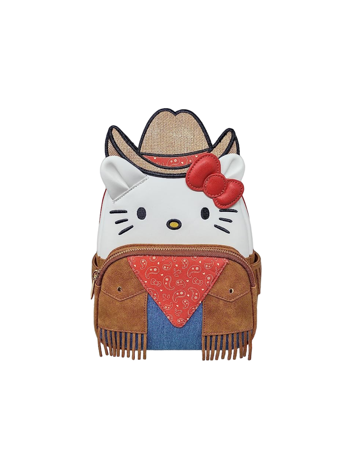Sac à dos Hello Kitty western cosplay Sanrio LOUNGEFLY