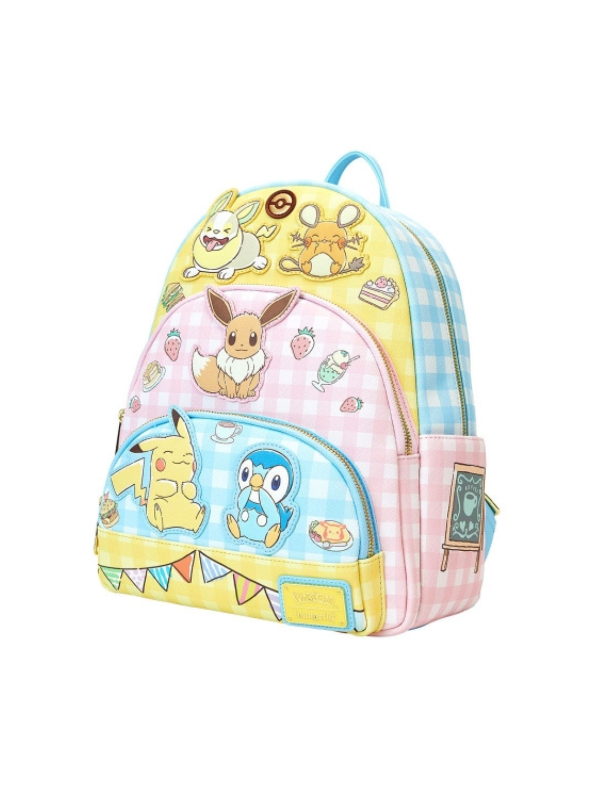 Sac à dos café triple pocket Pokémon LOUNGEFLY