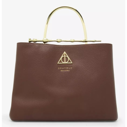 Sac à main deathly hallows Elder wand brown Harry Potter LOUNGEFLY