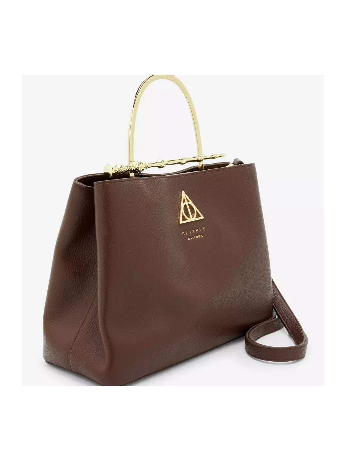Sac à main deathly hallows Elder wand brown Harry Potter LOUNGEFLY