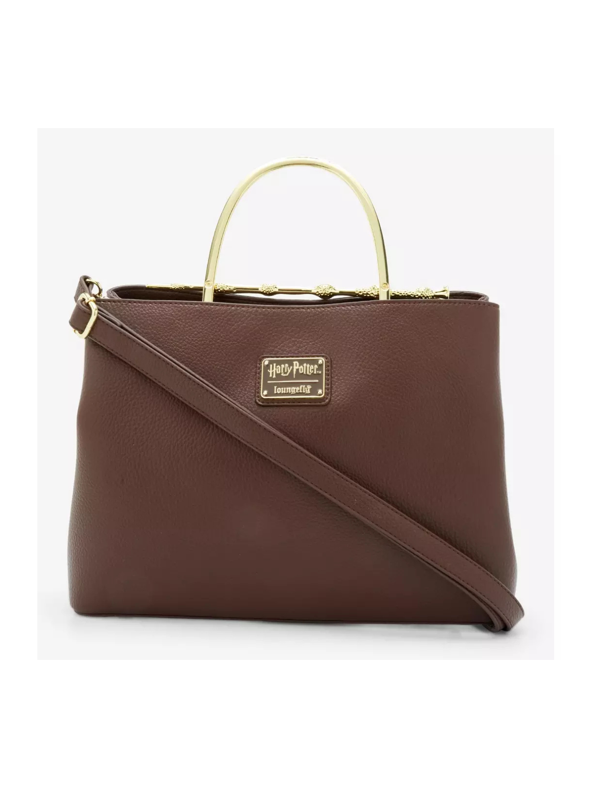 Sac à main deathly hallows Elder wand brown Harry Potter LOUNGEFLY
