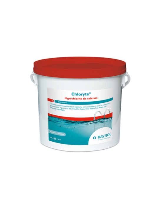 Chloryte 5kg BAYROL 2137213 : Désinfection Puissante