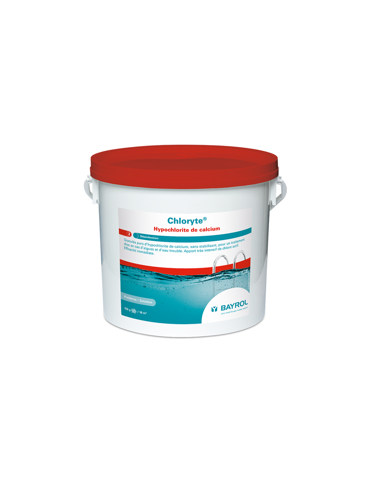 Chloryte 5kg BAYROL 2137213 : Désinfection Puissante