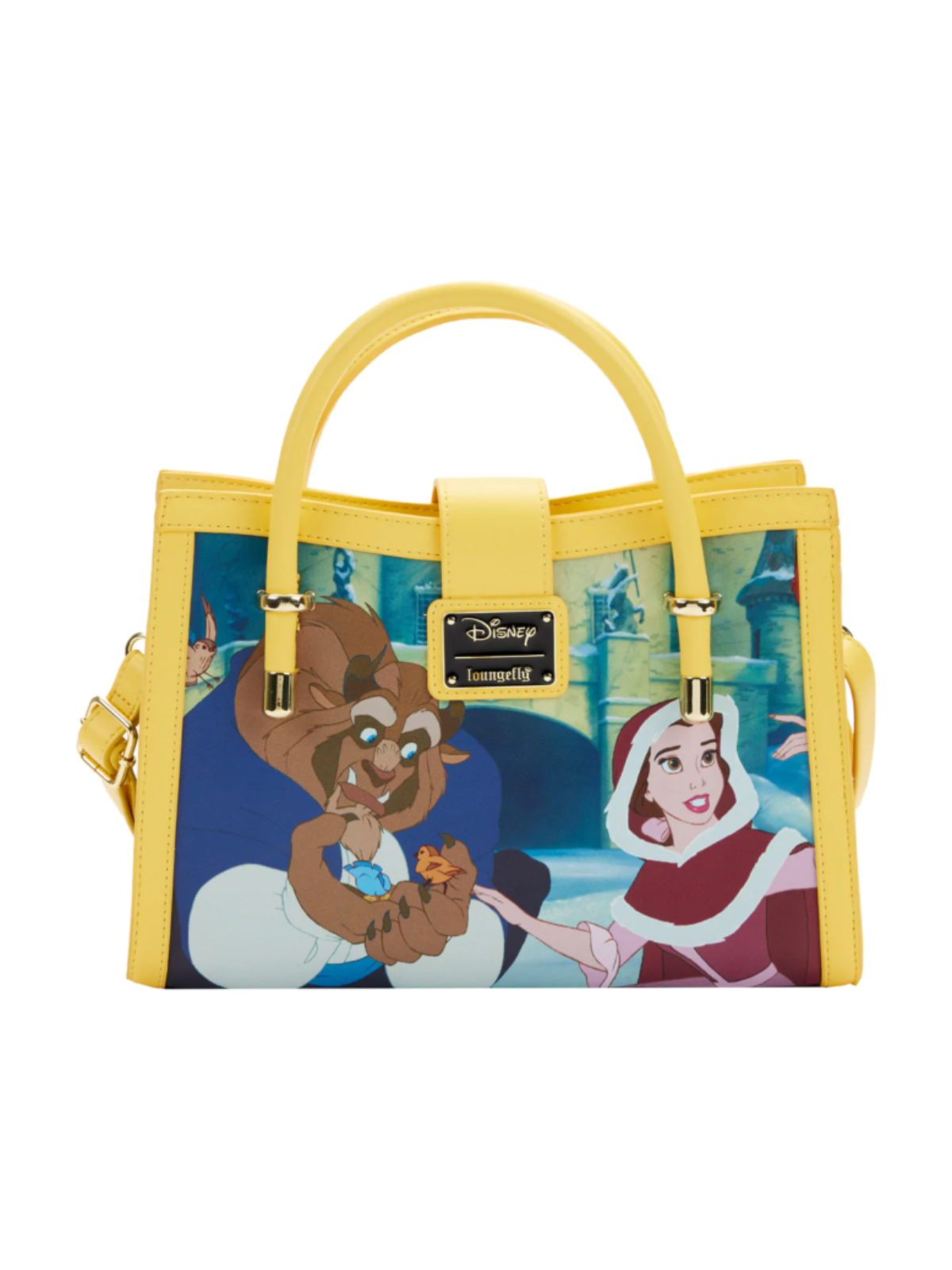 Sac à bandoulière princess scène La belle & la bête LOUNGEFLY