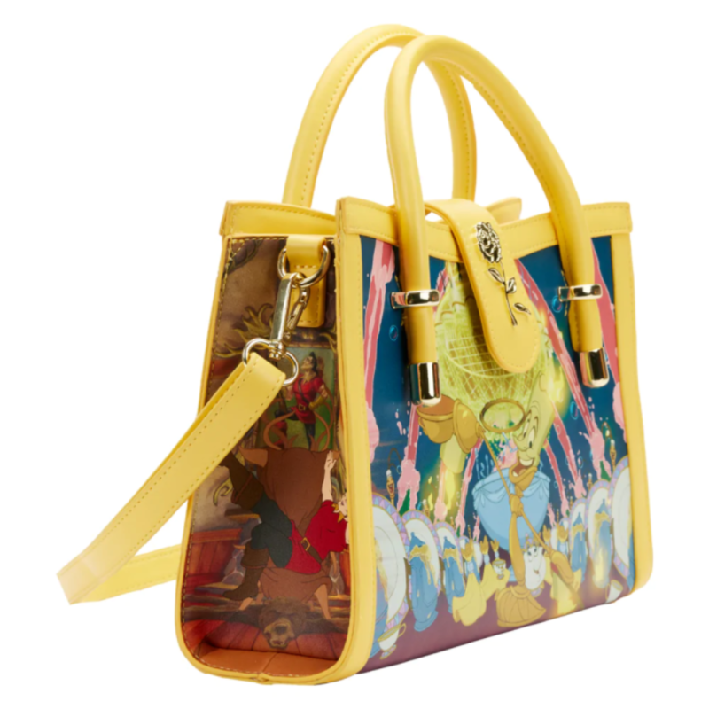 Sac à bandoulière princess scène La belle & la bête LOUNGEFLY