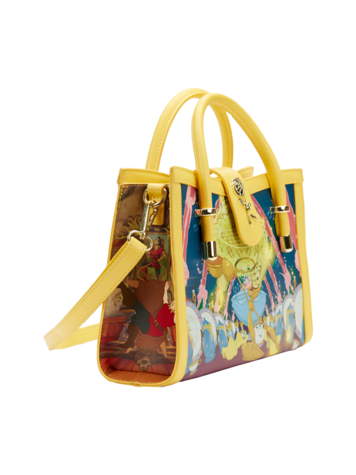 Sac à bandoulière princess scène La belle & la bête LOUNGEFLY
