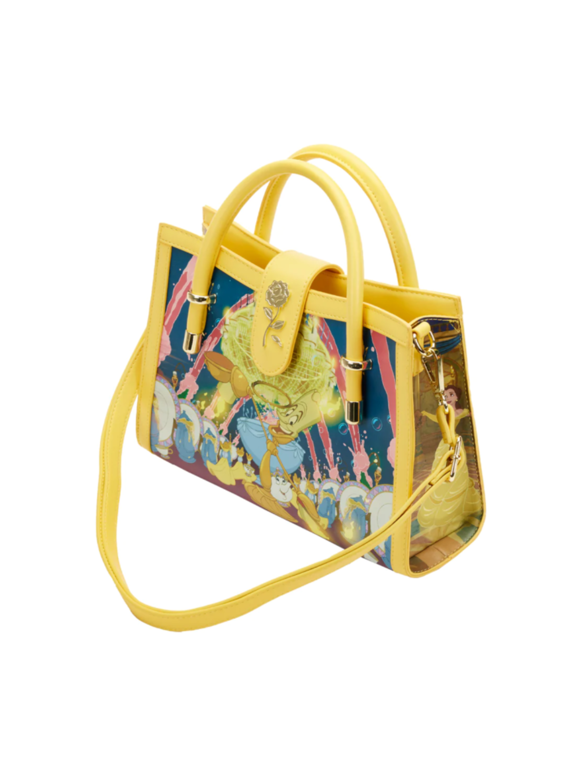 Sac à bandoulière princess scène La belle & la bête LOUNGEFLY