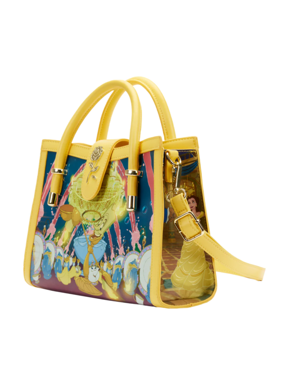 Sac à bandoulière princess scène La belle & la bête LOUNGEFLY