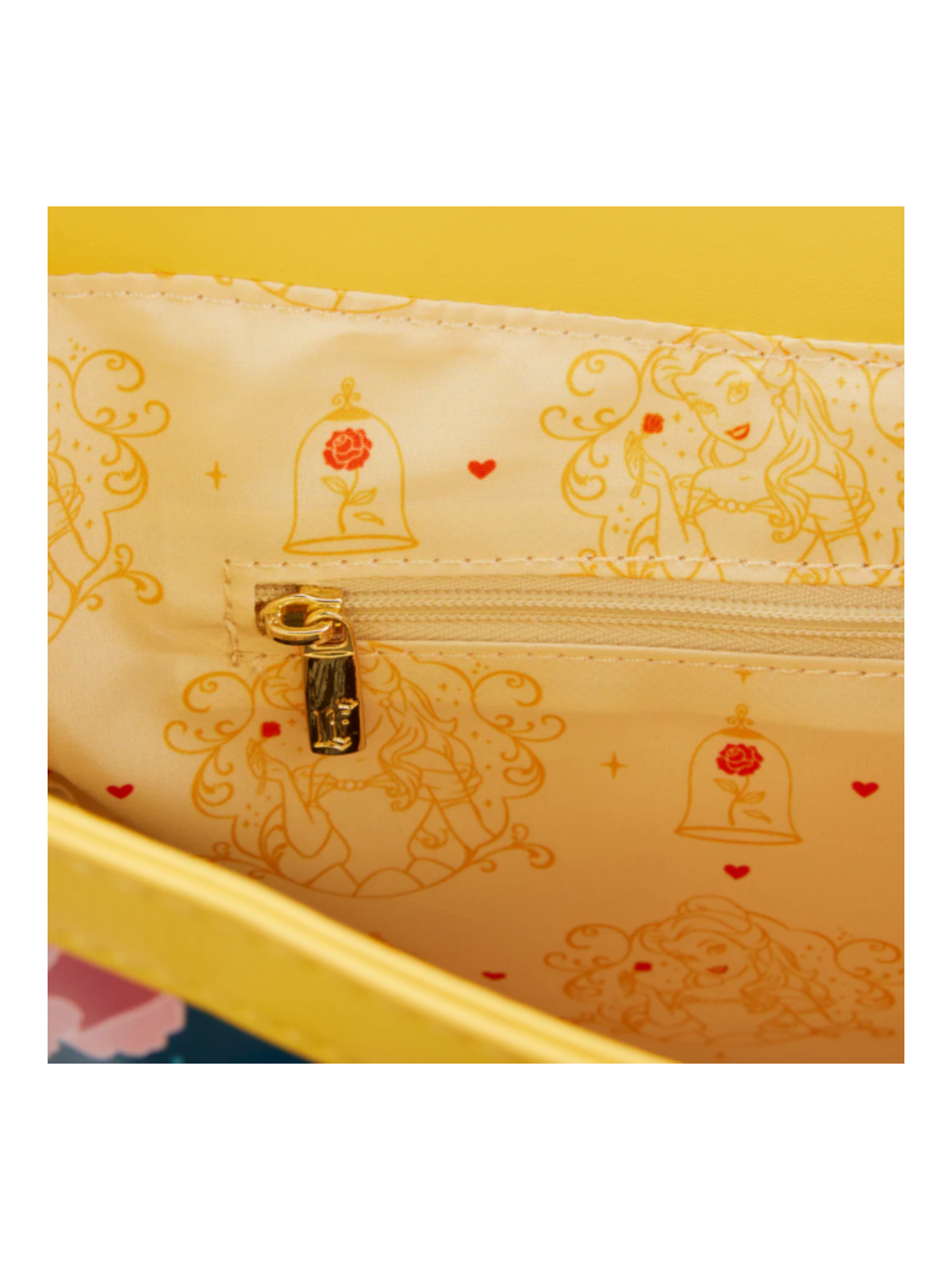 Sac à bandoulière princess scène La belle & la bête LOUNGEFLY
