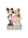 Figurine Le mariage de deux âmes et un coeur Mickey & Minnie Disney traditions 4059748
