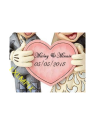 Figurine Le mariage de deux âmes et un coeur Mickey & Minnie Disney traditions 4059748