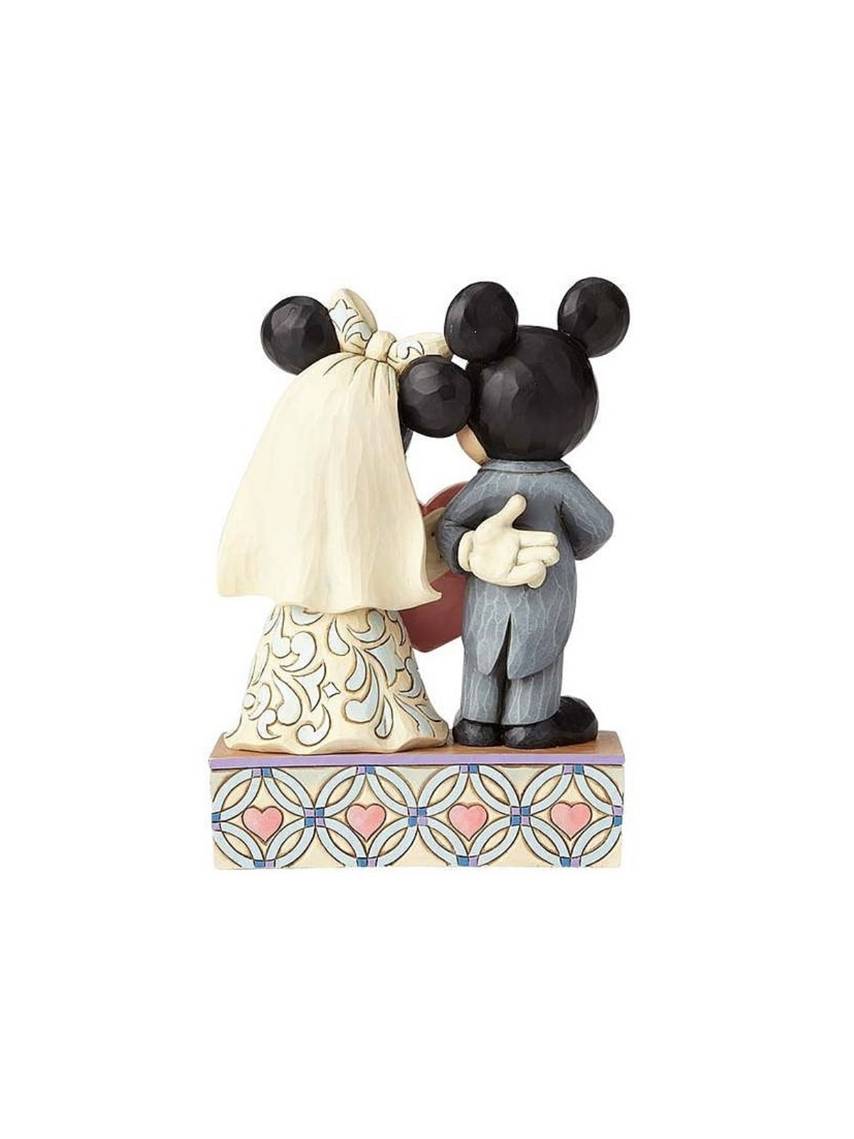 Figurine Le mariage de deux âmes et un coeur Mickey & Minnie Disney traditions 4059748