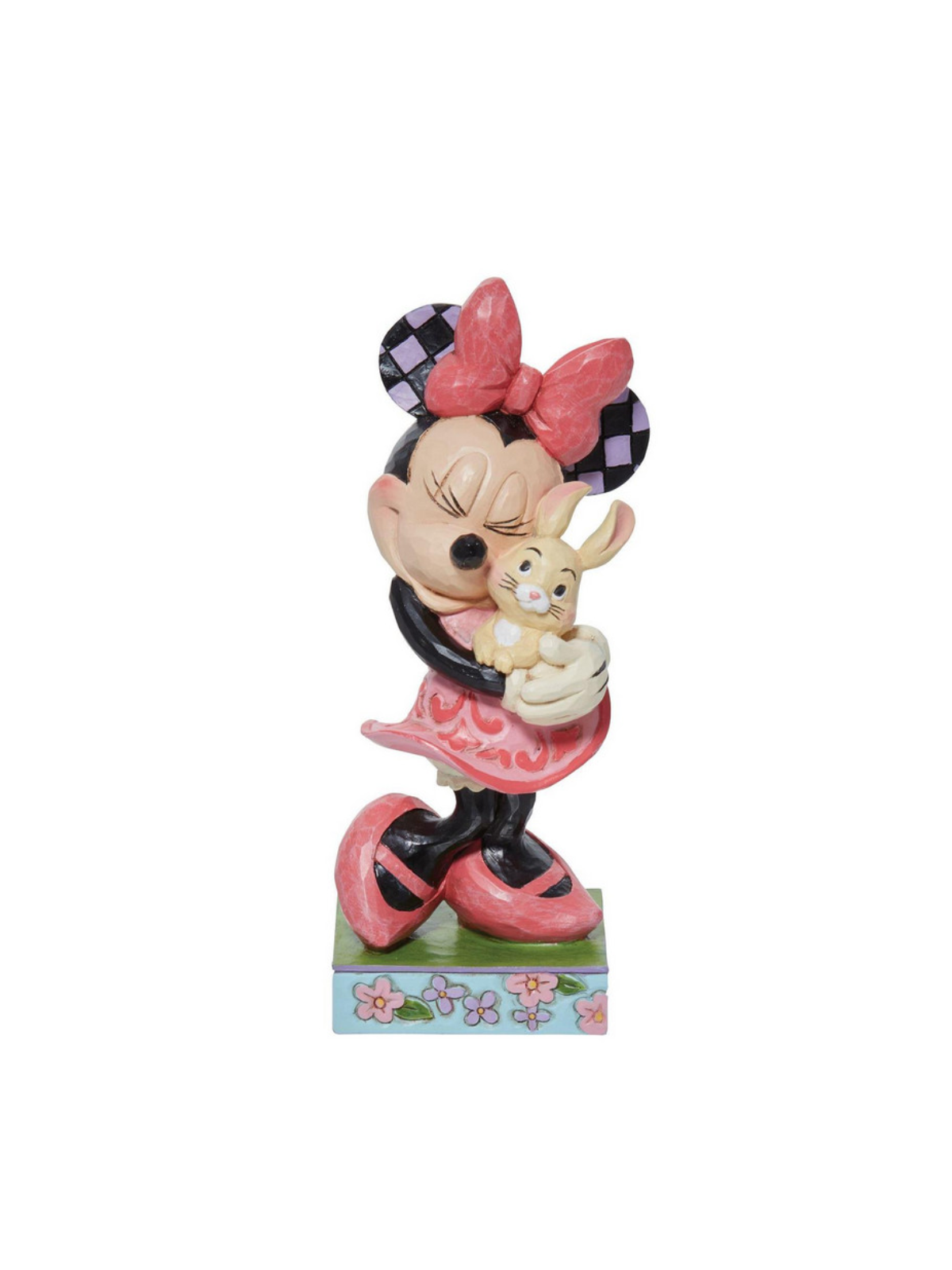 Figurine Minnie tenant un lapin Disney traditions 6011918
