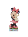 Figurine Minnie tenant un lapin Disney traditions 6011918
