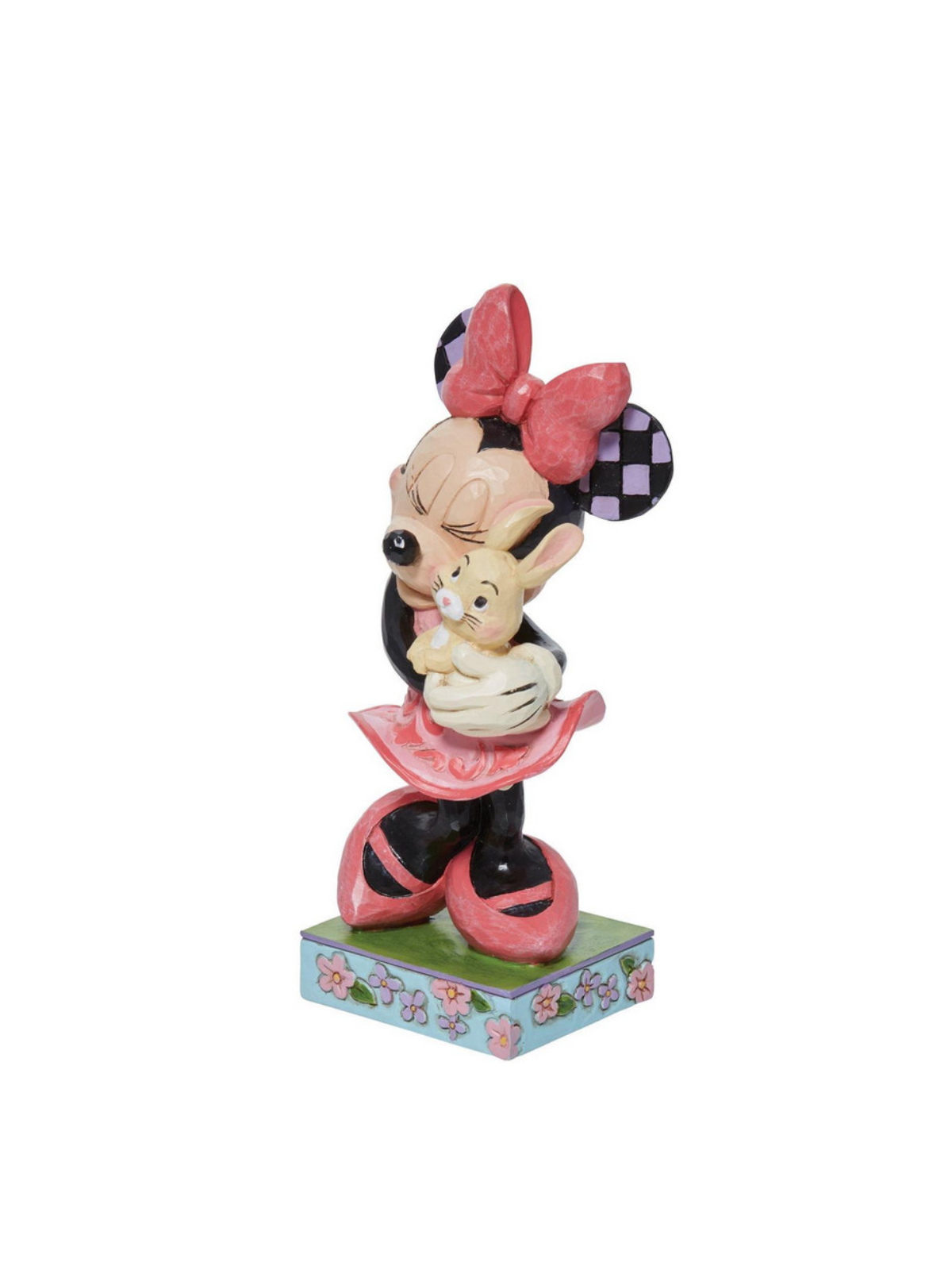 Figurine Minnie tenant un lapin Disney traditions 6011918