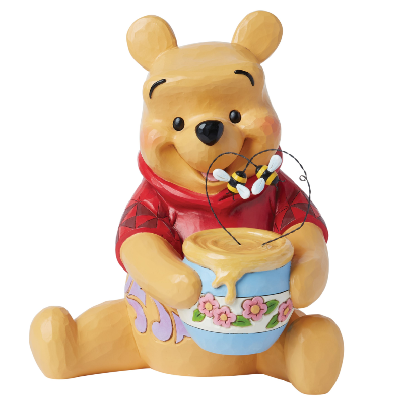 Figurine Big Winnie l'ourson avec son pot de miel Disney traditions 6014321