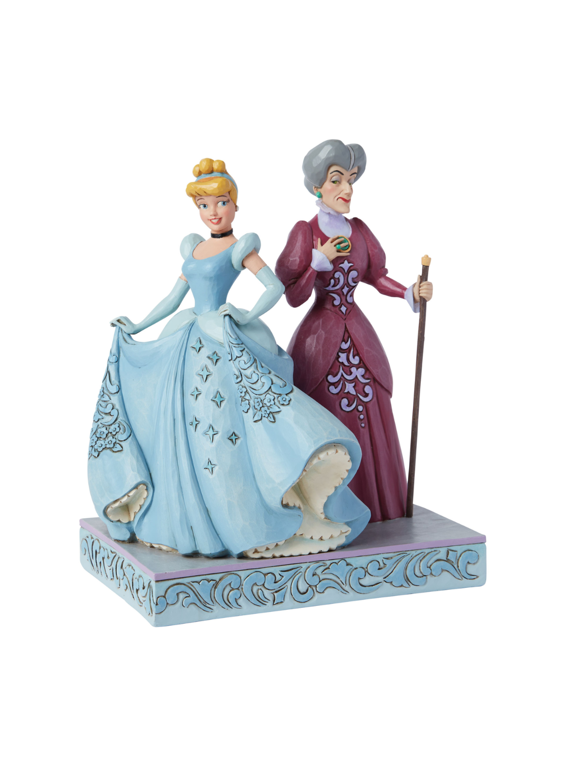 Figurine Cendrillon vs Lady tremaine Disney traditions 6014324
