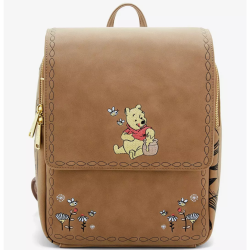 Sac à dos floral brown Winnie l'ourson LOUNGEFLY