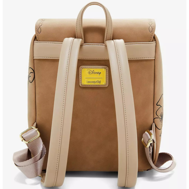 Sac à dos floral brown Winnie l'ourson LOUNGEFLY