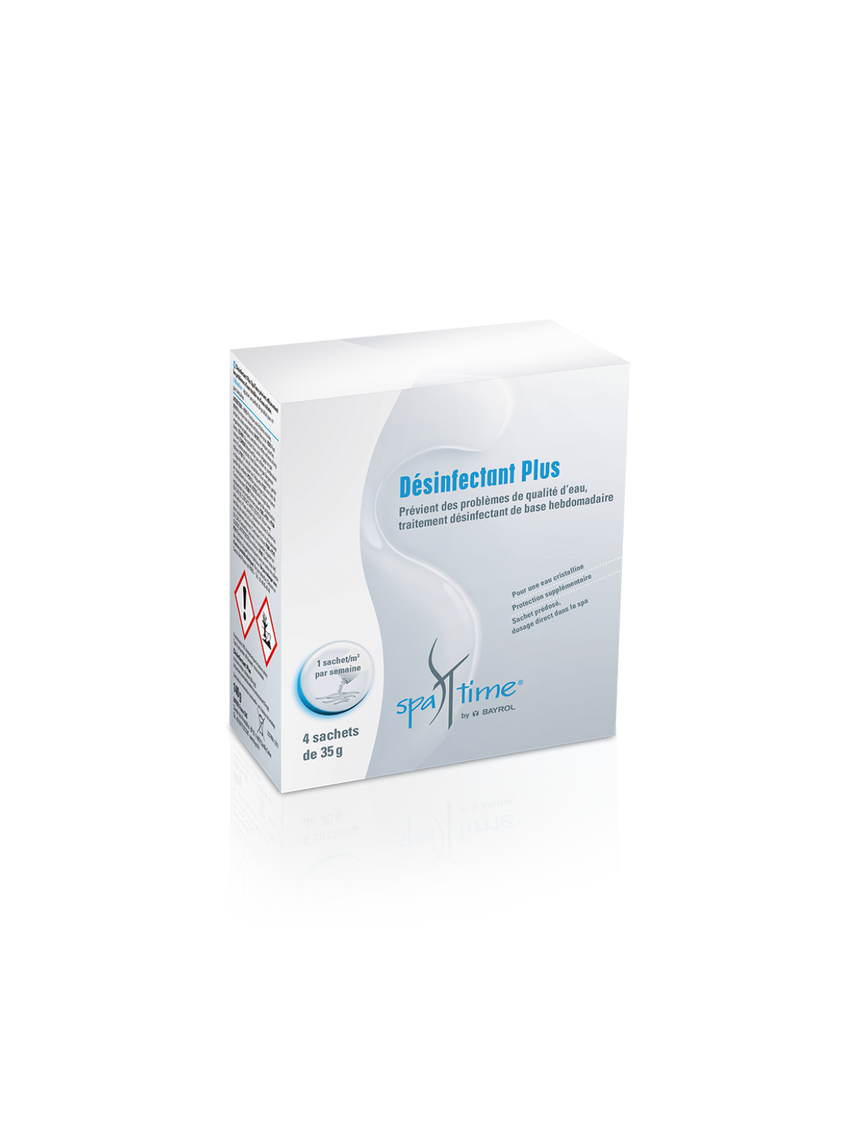 Purificateur d'eau Désinfectant Plus 140 g BAYROL 2237850 : Élimination Efficace