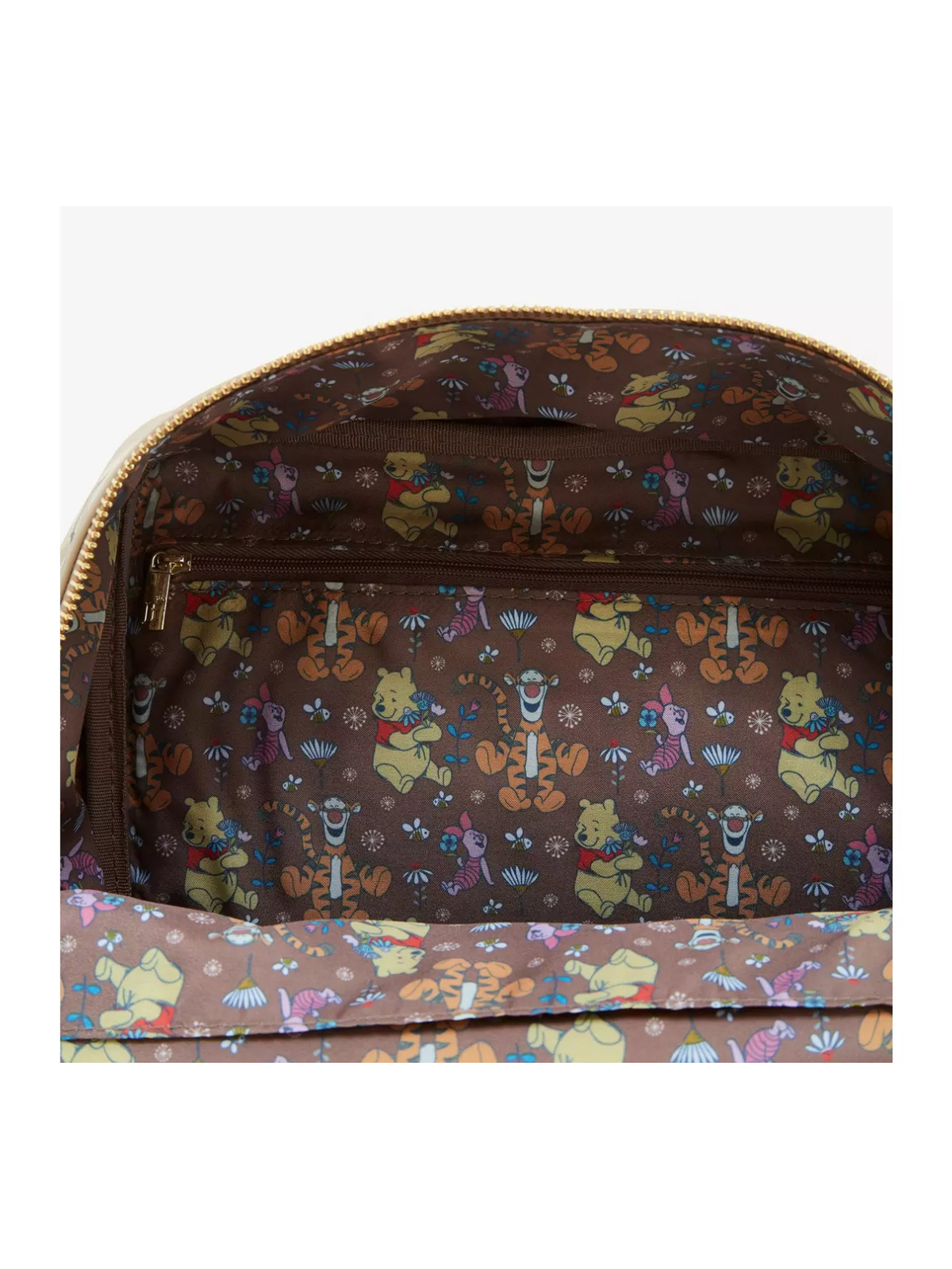 Sac à dos floral brown Winnie l'ourson LOUNGEFLY