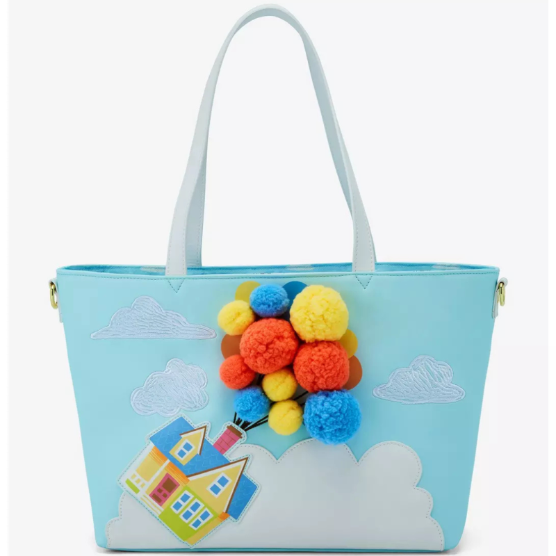 Tote bag Pom pom floating house là-haut LOUNGEFLY
