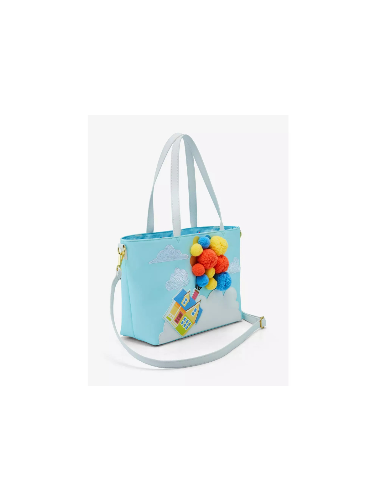 Tote bag Pom pom floating house là-haut LOUNGEFLY
