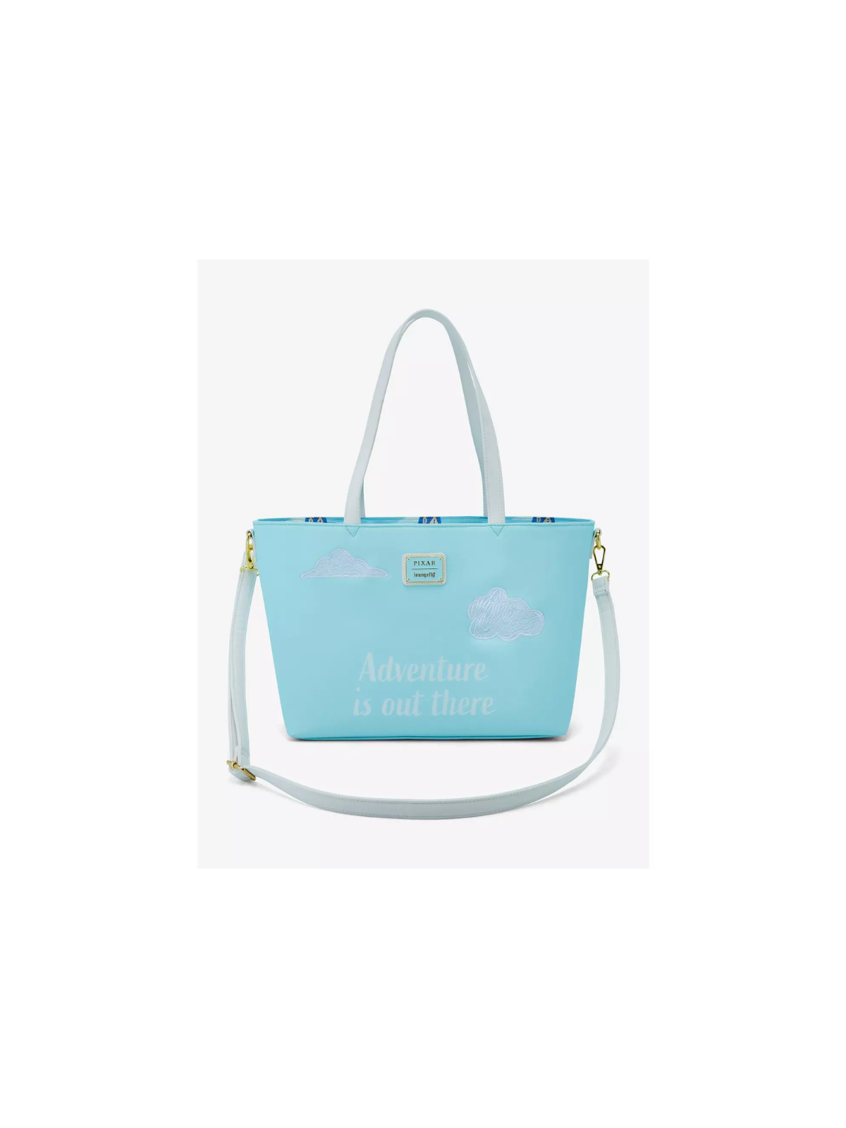 Tote bag Pom pom floating house là-haut LOUNGEFLY