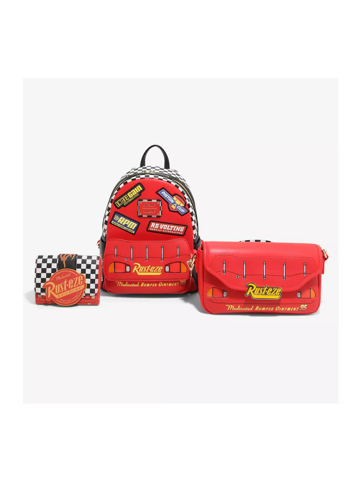 Portefeuille McQueen Rust-eze Cars LOUNGEFLY