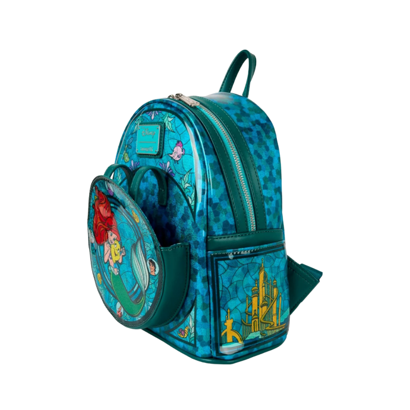 Sac a dos Princess Stained Glass Ariel La Petite Sirene Loungefly