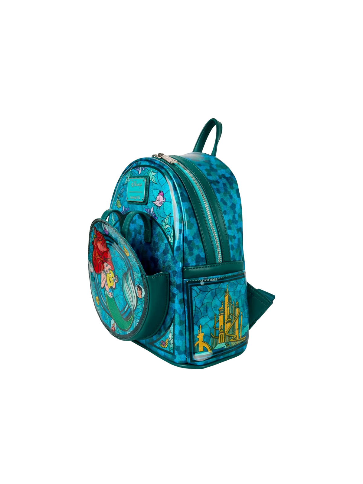 Sac a dos Princess Stained Glass Ariel La Petite Sirene Loungefly