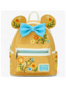 Sac à dos raffia floral ears Minnie Mouse LOUNGEFLY
