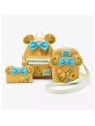 Sac à dos raffia floral ears Minnie Mouse LOUNGEFLY