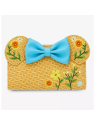 Portefeuille Raffia floral ears Minnie mouse LOUNGEFLY