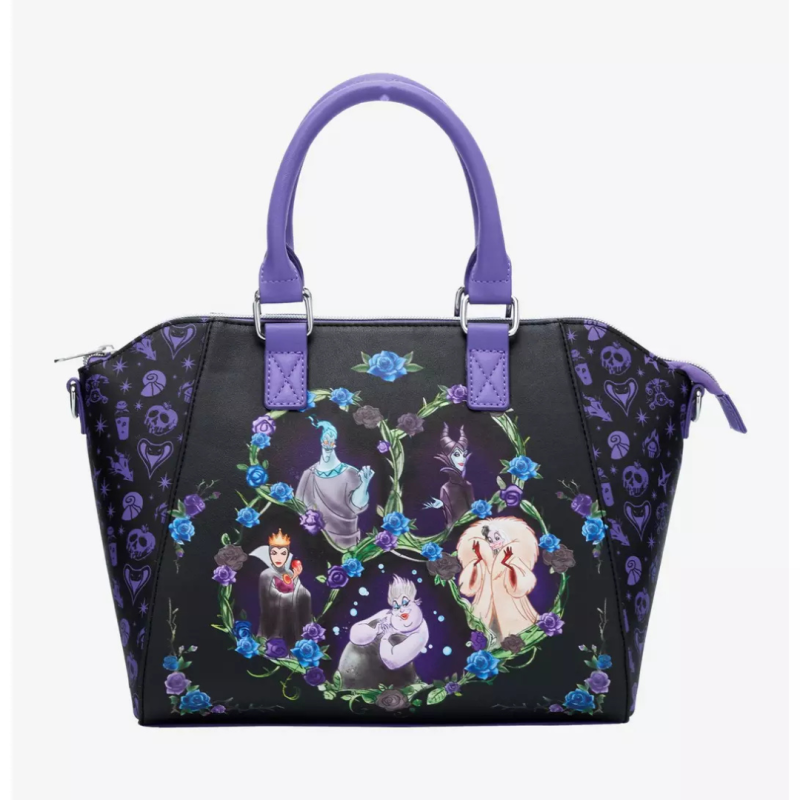 Sac à bandoulière villains floral icons disney LOUNGEFLY