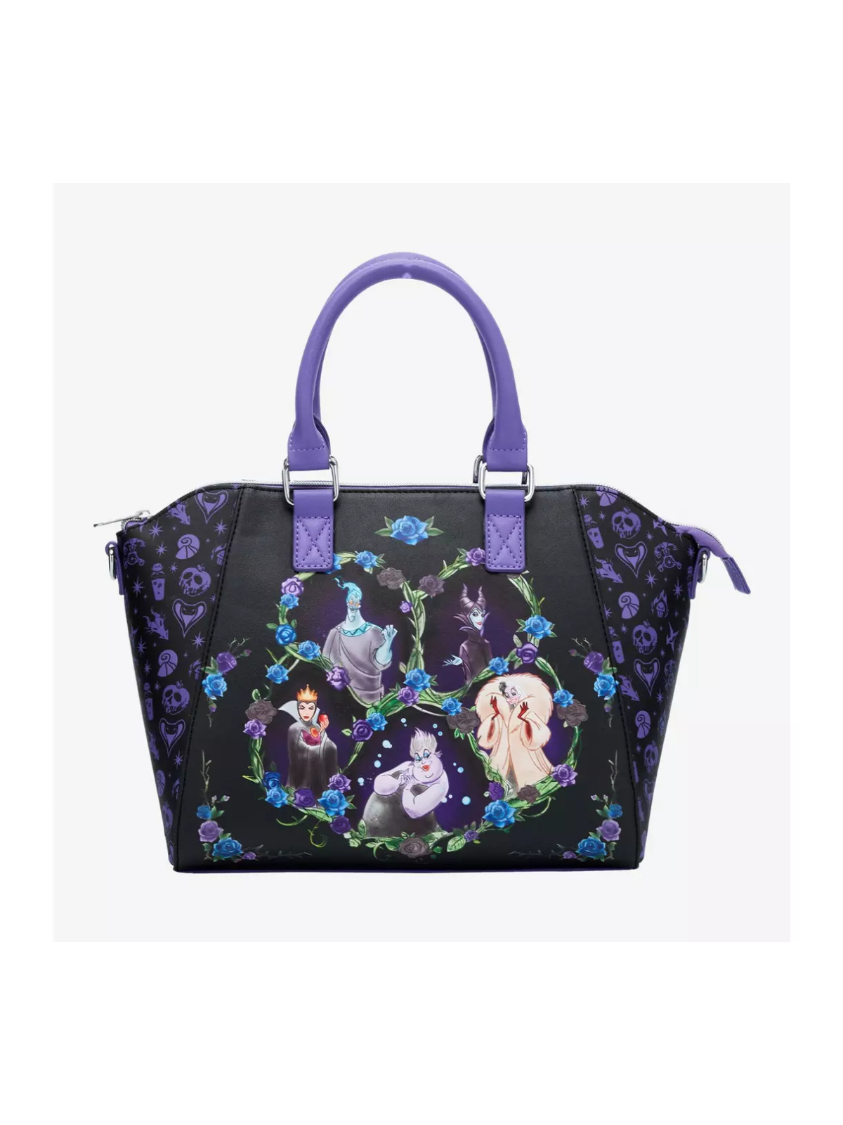 Sac à bandoulière villains floral icons disney LOUNGEFLY