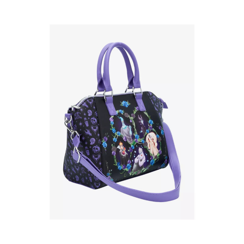Sac à bandoulière villains floral icons disney LOUNGEFLY