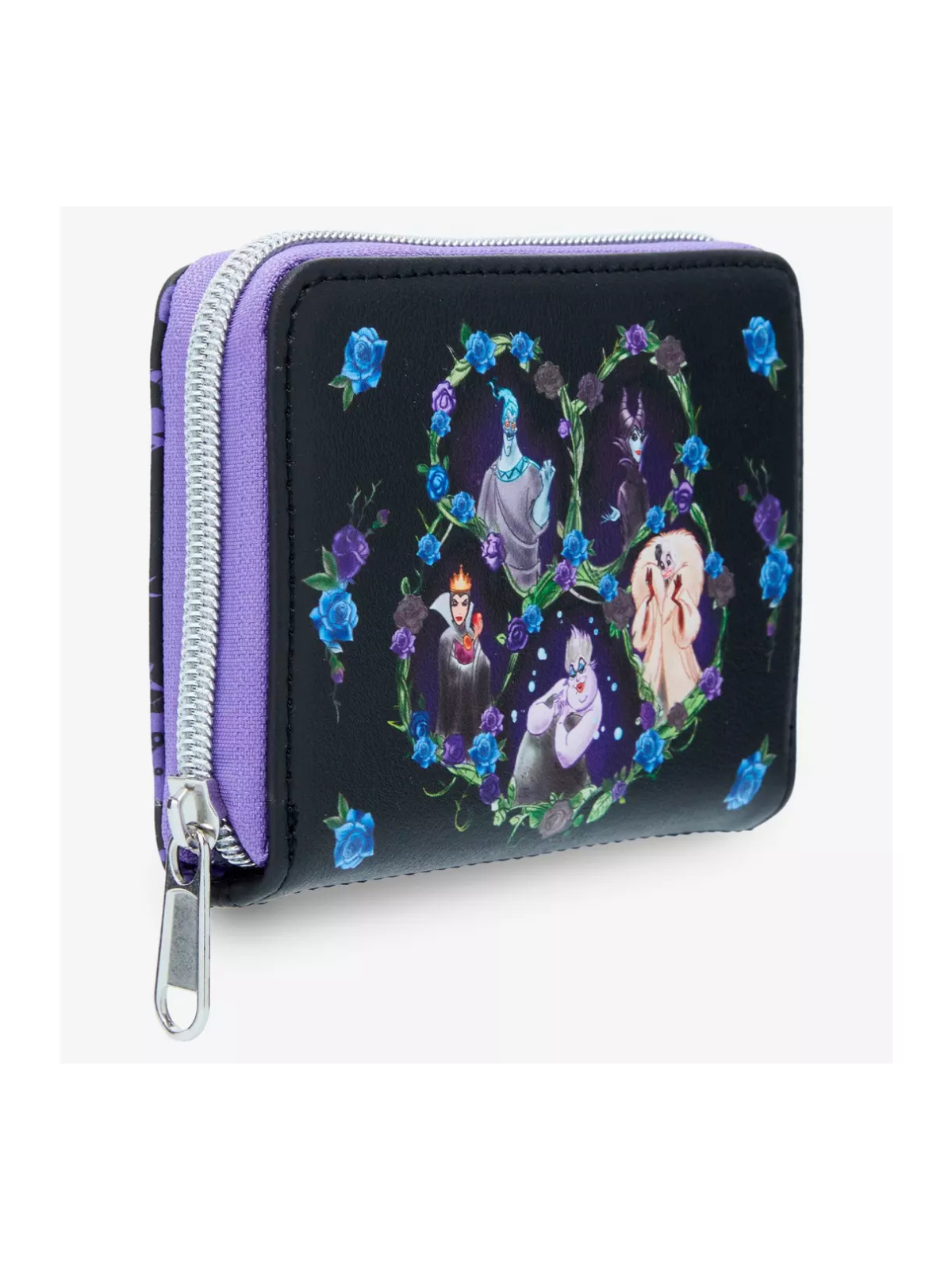Portefeuille disney villains floral icons LOUNGEFLY