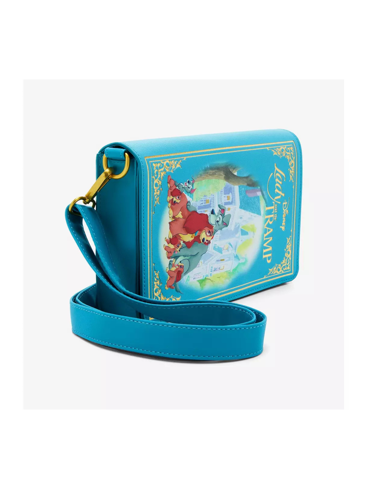 Sac à bandoulière Book la belle et le clochard LOUNGEFLY