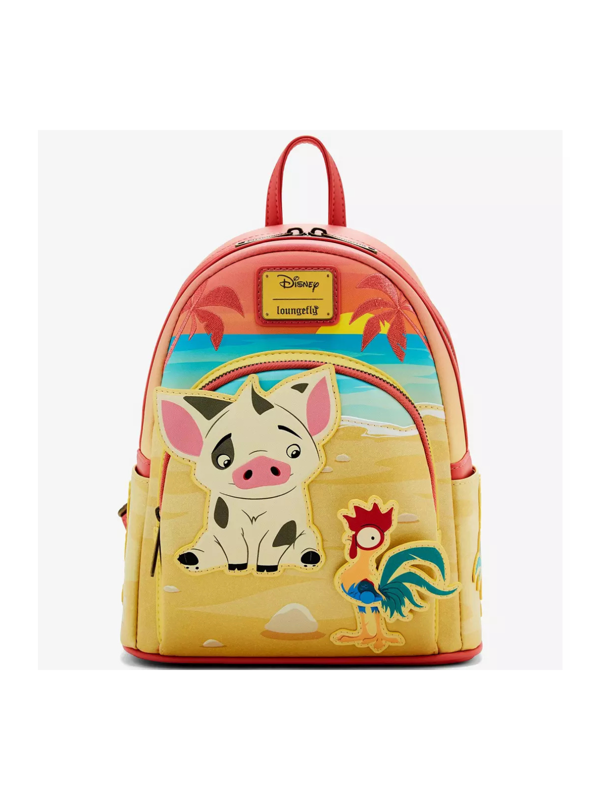 Sac à dos Pua et Hei Hei sunset Vaiana LOUNGEFLY
