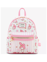 Sac à dos AOP Striped My Mélodie Sanrio LOUNGEFLY