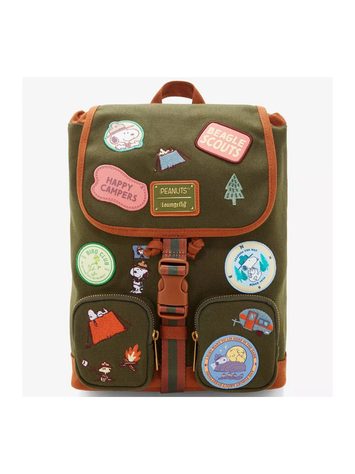 Sac à dos Beagle scoot canva Snoopy LOUNGEFLY