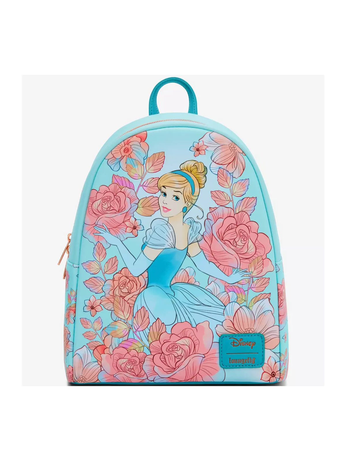 Sac à dos pink flowers Cendrillon LOUNGEFLY