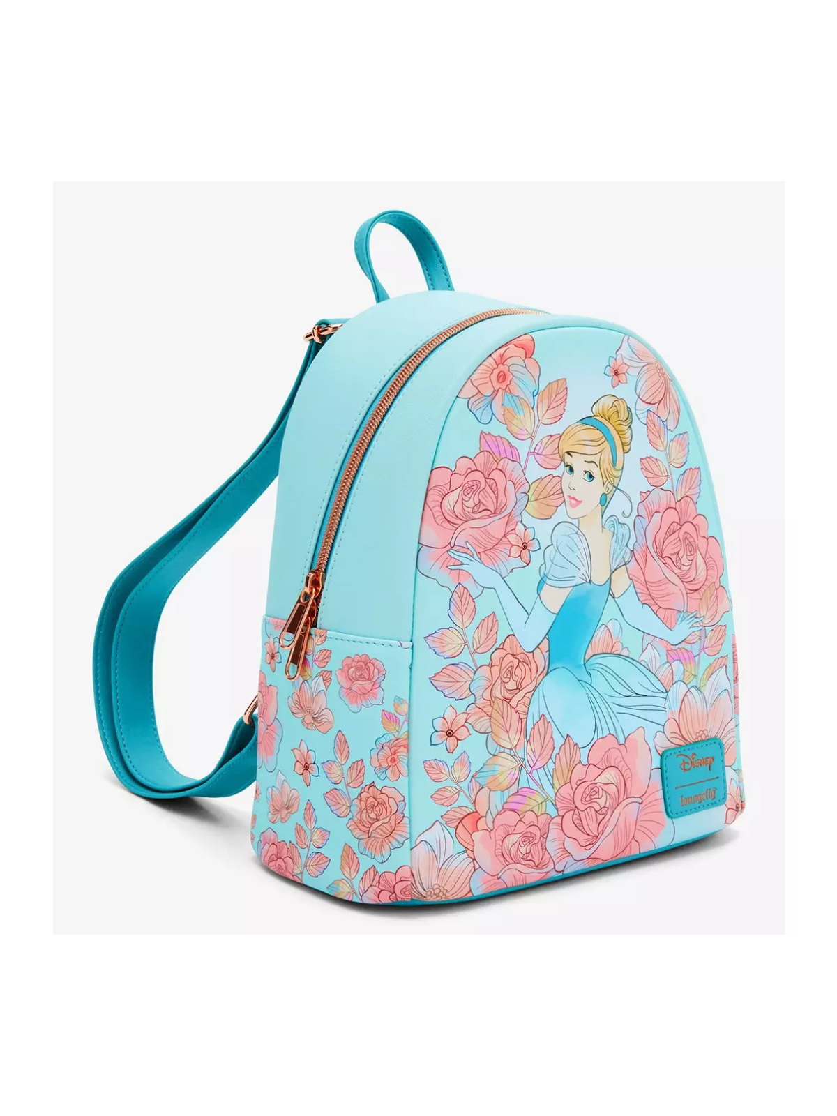 Sac à dos pink flowers Cendrillon LOUNGEFLY