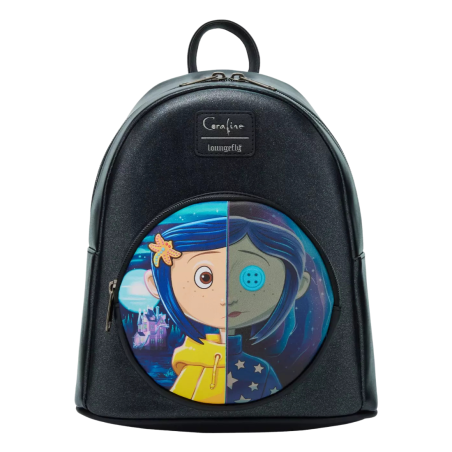 Sac à dos Split face iridescent Coraline LOUNGEFLY